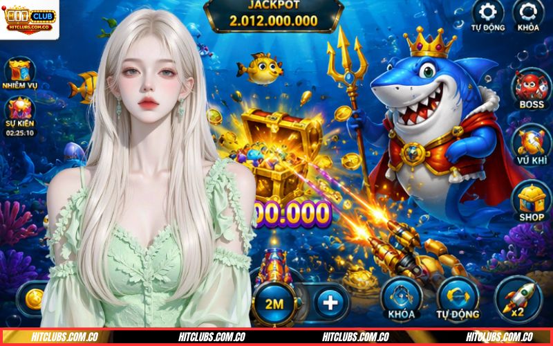 Bắn cá Hitclub đa dạng vũ khí