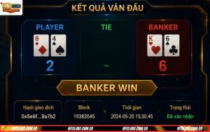 Chơi Blockchain Baccarat