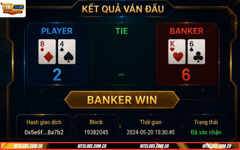 Chơi Blockchain Baccarat