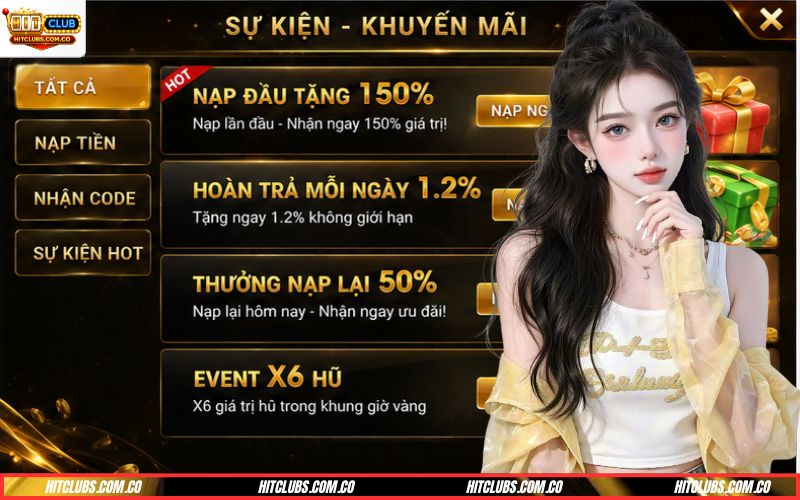 Game bài Hitclub đa dạng trò chơi